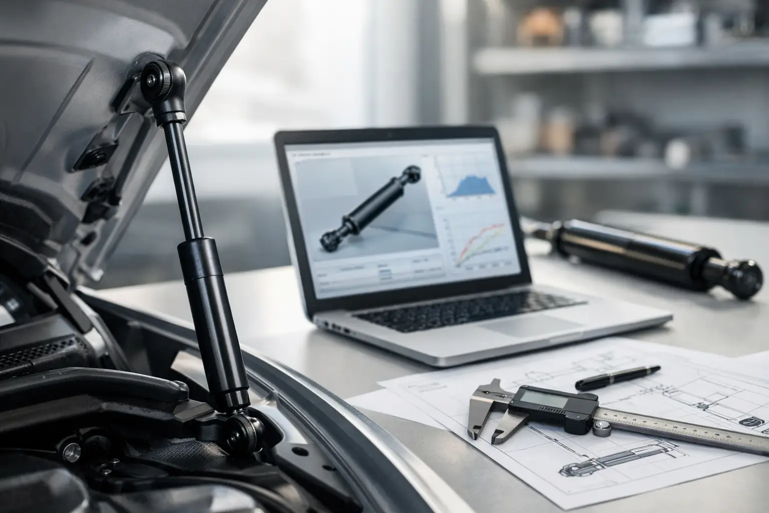 How a Gas Strut Force Calculator Helps