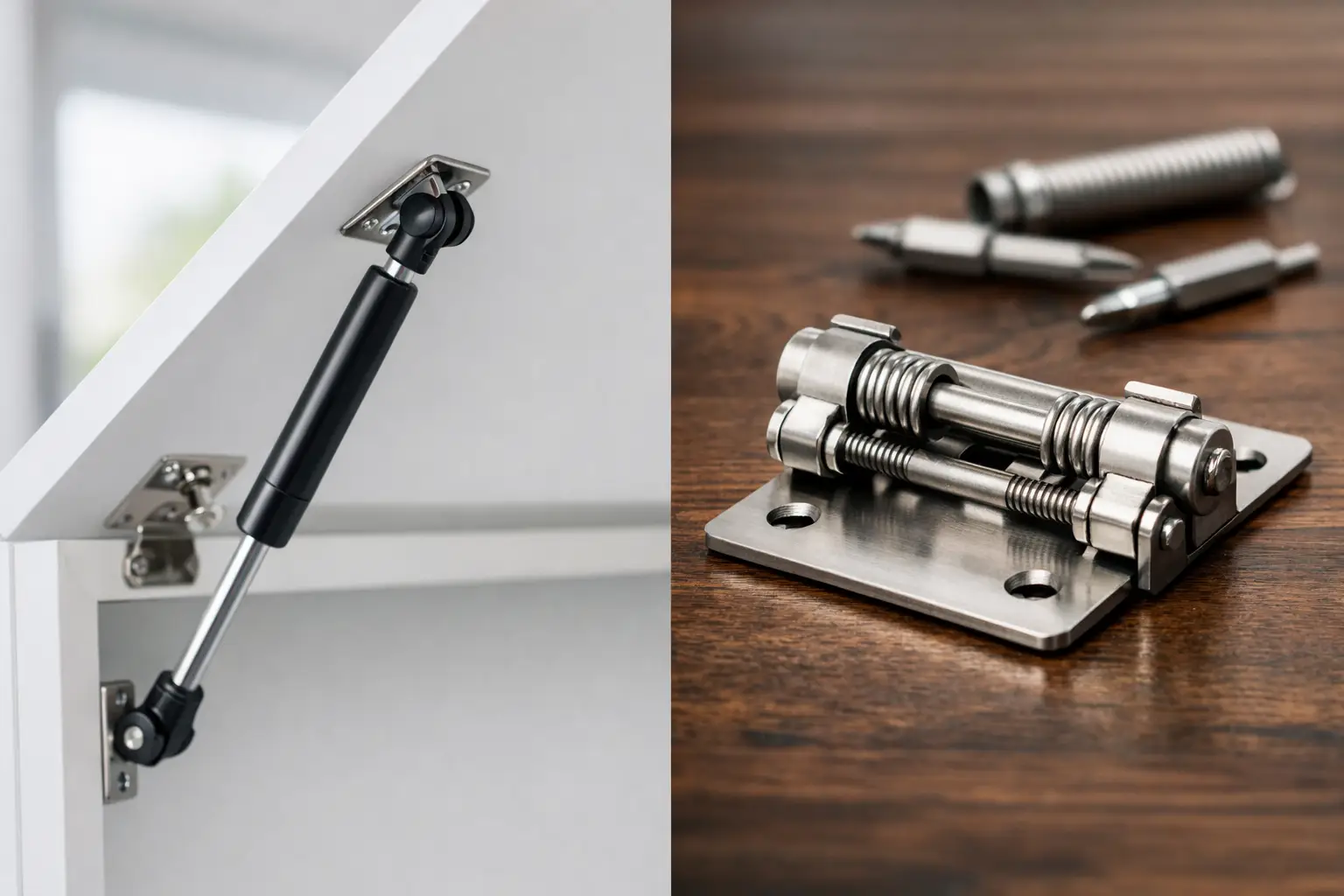 Gas Struts vs Spring Hinges: Which Fits?