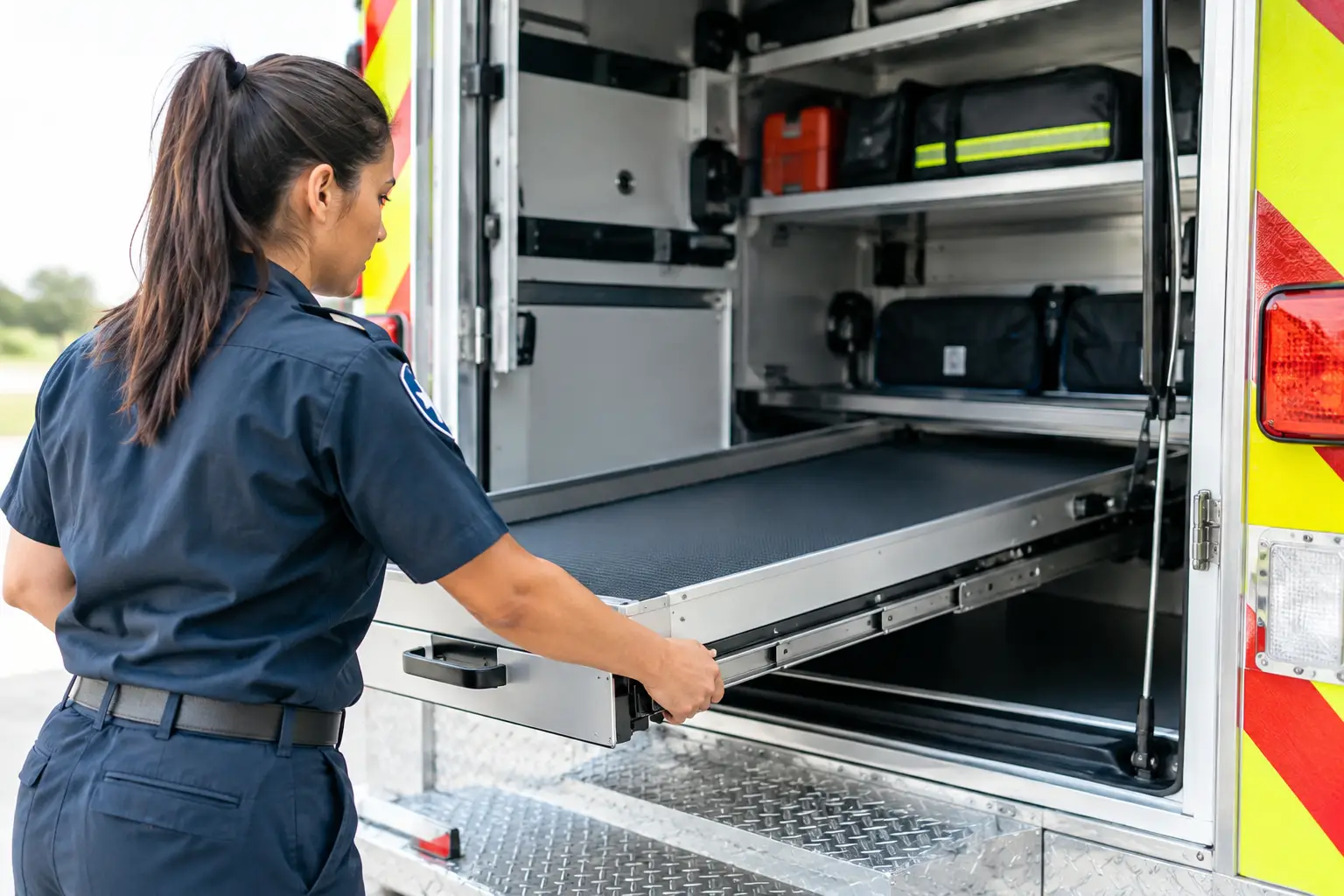Ambulance Compartment Strut Case Study for Safer Access